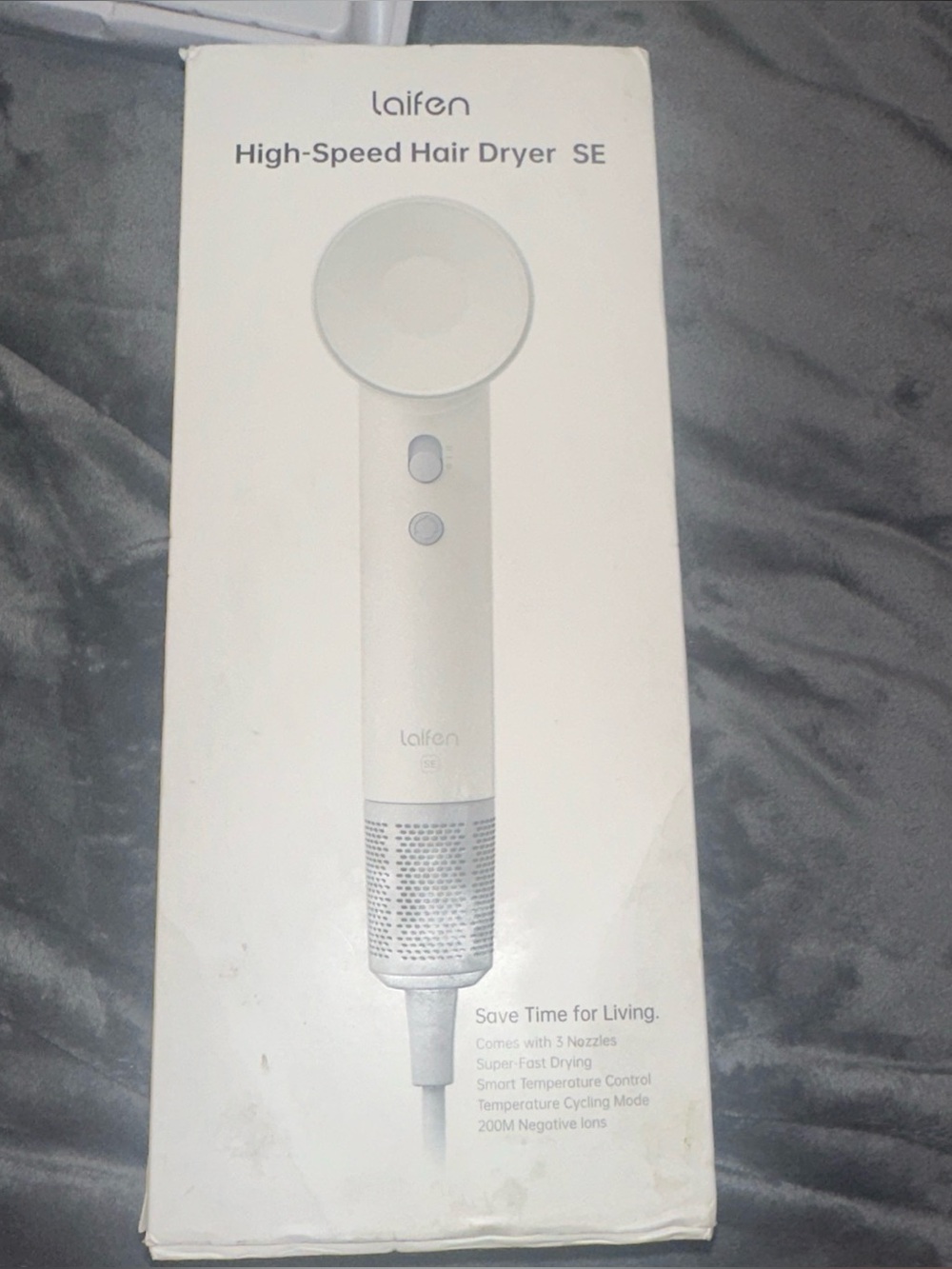 Laifen White High-Speed Hair Dryer SE - Powerful Salon Performance New